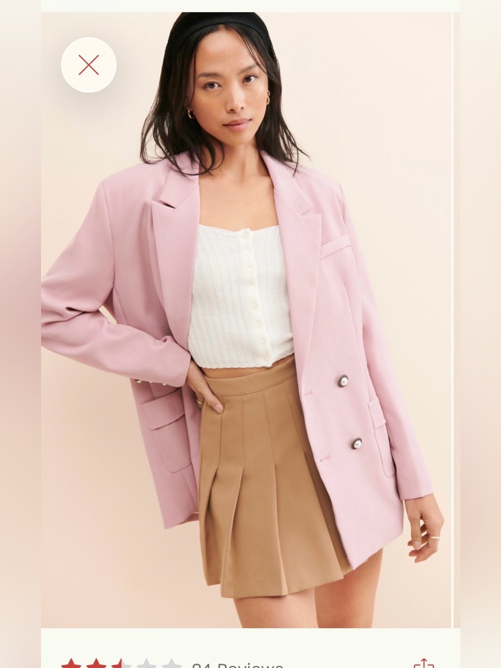 Sister Jane: Harlow Pearl Blazer